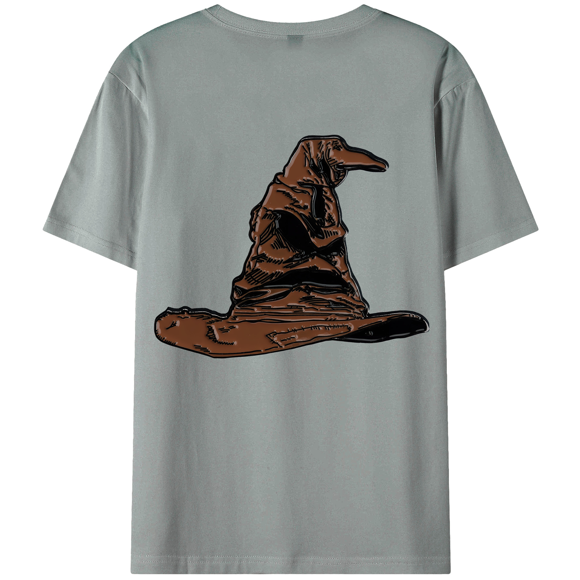 （画像用） Harry Potter ハリー・ポッターシリーズ 綿100％ メンズ半袖Tシャツ（バックプリント） 通気性